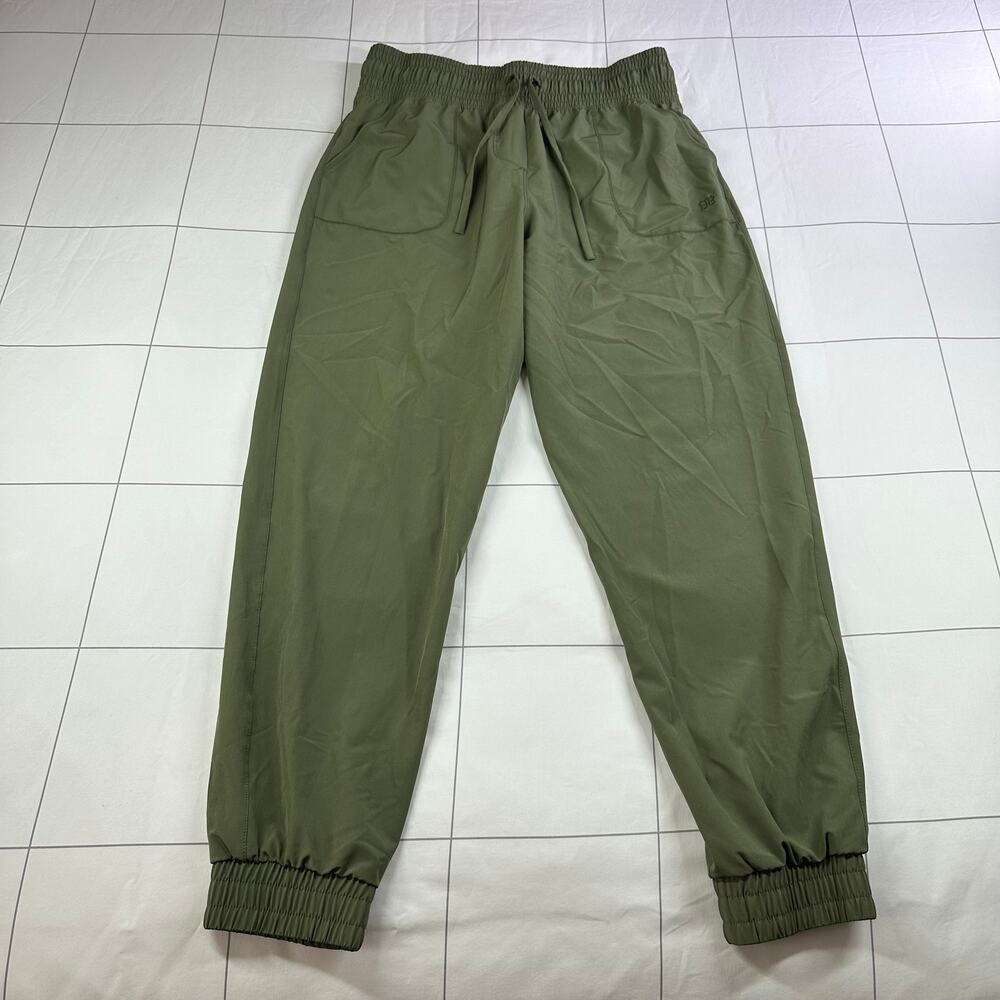 Albion Pants Womens Medium Green Olive Destination Jogger Athletic Sporty Travel - Picture 2 of 11